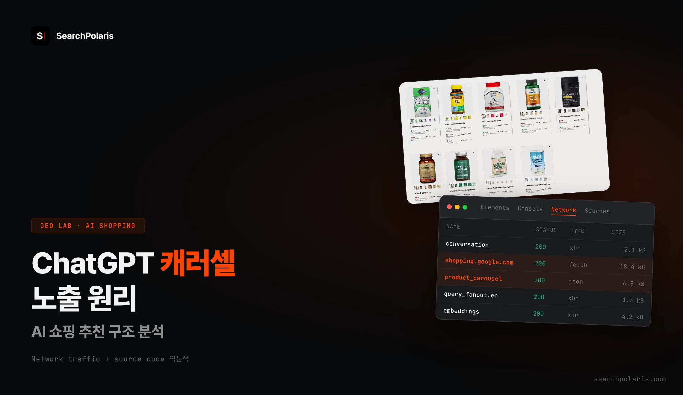 ChatGPT 캐러셀 노출 원리 | AI 쇼핑 추천 구조 분석 결과